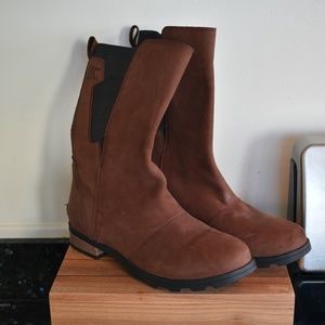 Sorel Women's Emelie Mid Boots Leather